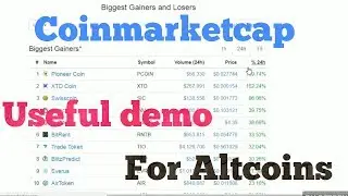 coinmarketcap  useful demo