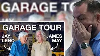 BRITS React to James May Visits Jay Leno's Garage