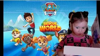 Aliya plays games with Paw Patrol #pawpatrol #pawpatrolgame #gameplay