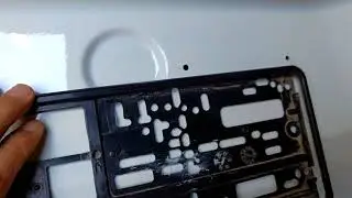 Duster 2.0. How to attach the license plate frame at the dealer
