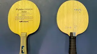 Настольный теннис. Обзор-сравнение ALC  оснований Yinhe  Pro-01 vs Butterfly Viscaria