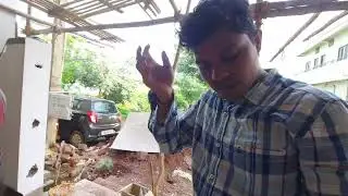 Cutting of bore well gi pipe parking