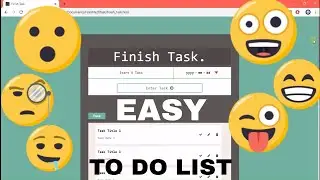 [Part 1] How to make a TO DO LIST website using HTML, JavaScript, CSS & Firebase