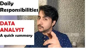 Data Analyst: Daily Responsibilities | A Day in the life of a Data Analyst |
