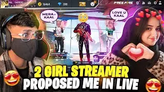 CUTE GIRL PROPOSED😍AWM+AWM 99% Headshot Rate ⚡| Solo Vs Squad🪂[ Full Gameplay ] Intel i5 💻 FreeFire