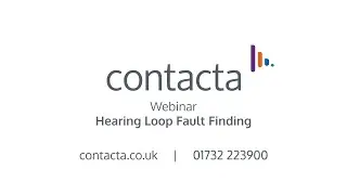 Webinar: Hearing Loop Fault Finding