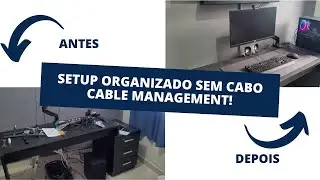 MEU SETUP ORGANIZADO SEM CABO - CABLE MANAGEMENT