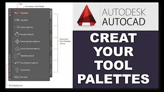 Create Your Tool Palettes in Autocad || Toll Palettes use in autocad