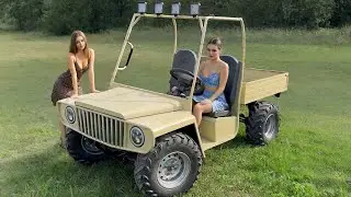 DIY UTV made of RUSTY SCRAP