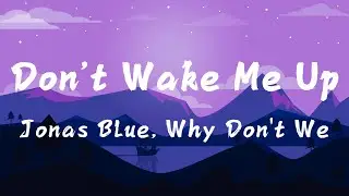Jonas Blue, Why Don't We - Don’t Wake Me Up (Lyrics)