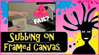 CANVAS SUBLIMATION PRINTING GALLERY WRAP FRAME  How to sublimate Canvas using sublimation transfer.