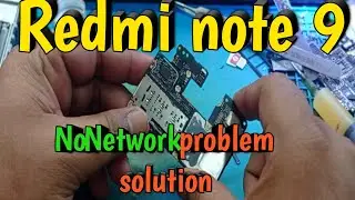 Redmi note 9 network problem solution| Redmi note 9 No Service Solution|Noor Mobile Fixer 📲