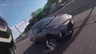 Extreme Motorcycle Close Calls  - Floor IT