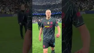Why is Haaland silent after his goals in Madrid? 