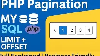 PHP Pagination Tutorial | Pagination in PHP with MySQL | Full Explanation + Code (Beginner Friendly)