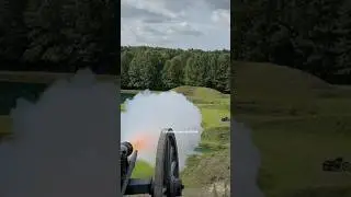 Cannon vs Harley Davidson motorcycle.           #wokeharley    Columbia War Machine