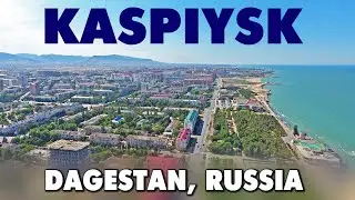Kaspiysk city / Aerial photography in Dagestan