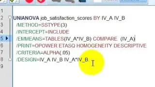 simple effects SPSS syntax