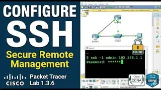 Packet Tracer 1.3.6 - Configure SSH