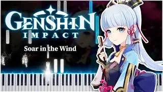 Soar in the Wind (Genshin Impact) 【 PIANO TUTORIAL 】