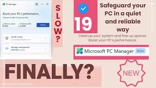 PC RUNNING SLOW? Use Microsoft PC Manager OFFICIAL! by #microsoft #New #2023