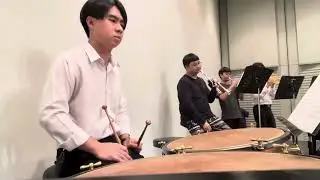 “Bourrée” from Bach - Orchestral Suite no.3 (Timpani Cam)