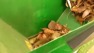 Katran Leaf Waste Shredding machine