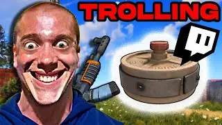 Trolling Streamers With Landmines In RUST - trolling highlights