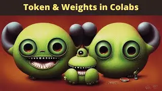 Stable Diffusion Quick Tutorial: Token & Weights (sd-v1-4.ckpt) in Google Colabs. How does it work?