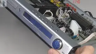 The BBK DK1010 DVD home theater system doesn't read discs.