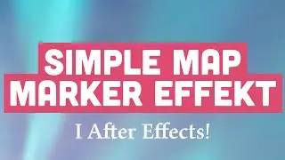 Simple Map Marker effekt i After Effects 
