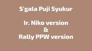 Sgala Puji Syukur piano tutorial / cover (original version)