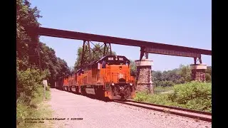 BESSEMER & LAKE ERIE,  Chasing Southbound ore in 6/25/2004.