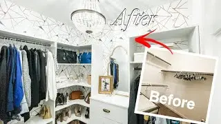 DIY Custom Closet | Small Closet Makeover | Closet Tour