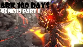 I Survived 100 Days of ARK : Genesis Part 1 And This Is What Happened! - Ark : Survival Evolved