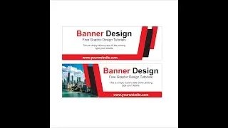 How to make banner design in Corel draw | Corel draw tutorial