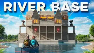 We Built a River Fortress to Survive Wipe day in Rust (ft. Coma)