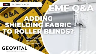 Putting Shielding Fabric on Roller Blinds EMFQ&A 017
