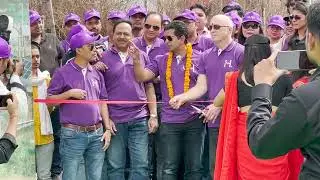 A Glimpse of Husk Solar Power Mini Grid Inauguration at Doharighat Mau Uttar Pradesh