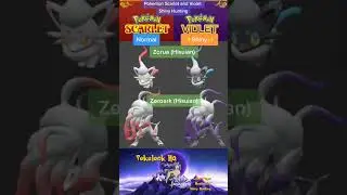 #shorts Never Miss A ✨Shiny Pokémon✨ Again Part 114 Zorua (Hisuian) Zoroark (Hisuian)