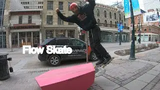 Love letter on inline skates (Rollerblades)