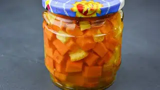 И 3 банок будет мало! Сочная тыква к чаю с апельсином! На зиму в самый раз!