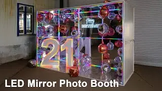 LED mirror photo booth for wedding party decoration