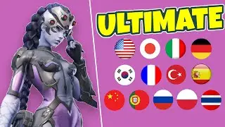 Overwatch 2 - WIDOWMAKER'S Ultimate in ALL Languages!