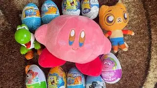 Полностью Шоколадно Яичная распаковка! Открываю Яйца Сюрприз Смурфики, Губка Боб, Смешарики и другие