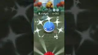 Found shiny electric pokemon || Shiny Voltorb #gaming #shorts