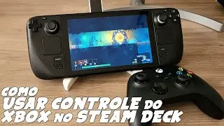 Como USAR o CONTROLE do XBOX ONE ou SERIES no STEAM DECK