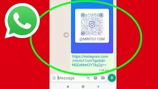 How To Share instagram QR Code in Whatsapp | Whatsapp par instagram QR Code kaise Share kare