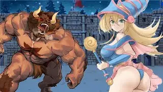 Minotaur Boss VS Black  Magician Girl - Legendary Mugen Fight! ミノタウロスボスVSブラックマジシャンガール#mugen