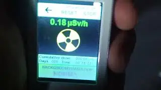 Měření radiace v Praze by mr. Invekto